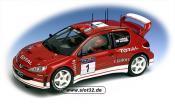 Peugeot 206 WRC # 1 red